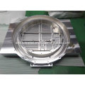 Gran aluminio plateado utilizado para máquinas CNC mecanizado de pieza de alta precisión